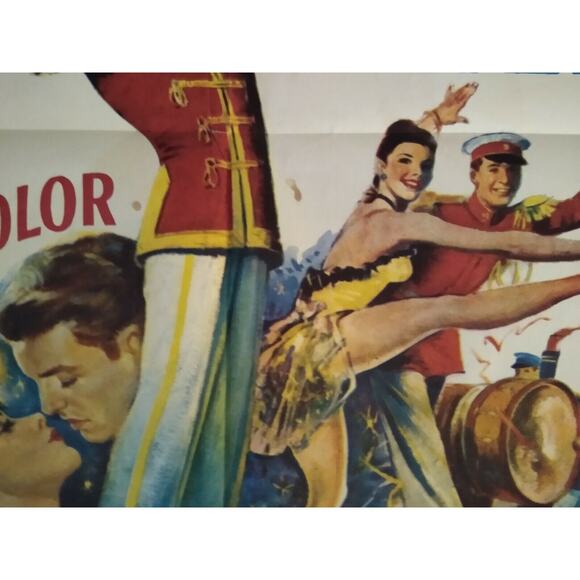 Stars And Stripes Forever Movie Poster 1953 Original Vintage 41" x 27" Folded - Picture 7 of 11